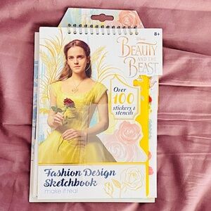 Disney - Beauty and the Beast Fashion Design Sketchbook, Brand New, Never Used